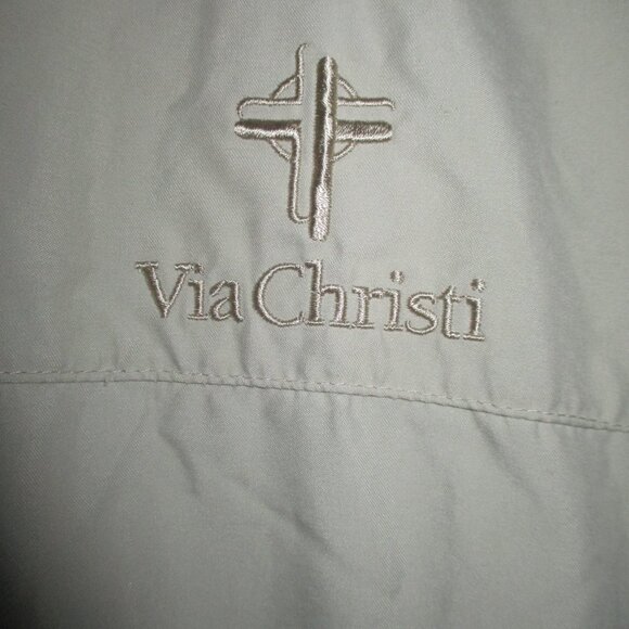 FootJoy Mens L/S "Via Christi" Kansas Healthcare Provider Windbreaker NWOT - L - Picture 2 of 3